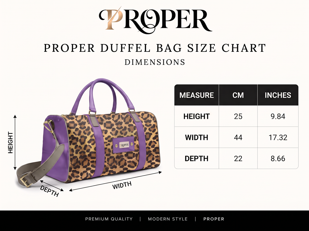 PROPER Signature Travel Duffel